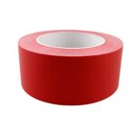 Zellykool Multi-Purpose Duct Tape 2 Inch x 33 Yards, Heavy Duty, Waterproof, Great for Indoor & Outdoor Repairs, Packaging, Arts & Crafts and DIY Projects (Red)