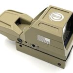 Dagger Defense-A Veteran Owned Company-DD119X Red Dot Reflex Sight Scope, mil-spec 1913 Rail Mount (Not for Pistols), Reflex Sight Optic, Substitute for Holographic Sights red dot Sight (Tan)