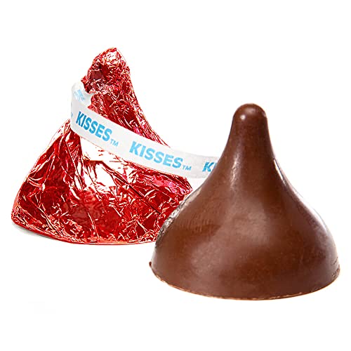 HERSHEY’S RED FOIL KISSES BULK Chocolate Kisses Candy – 4 Lbs Hershey ...
