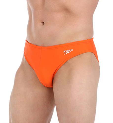 Speedo Mens Fitness Solar 1 Inch Xtra Life Lycra Brief 32 – Us Red