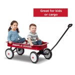 Radio Flyer Durable All Steel Seamless Body Wagon Featuring Original and Classic Iconic Design for Kids Ages 1 Year Old and up, Red