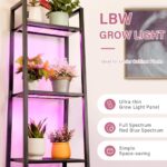 LBW Plant Grow Light, Red Blue Spectrum Grow Light for Indoor Plants, 270 LEDs Growing Lamp with 4/8/12H Timer, 3 Lighting Modes, 10 Dimmable Levels, Suitable for Under Cabinet Plant Growth, 2 Pack