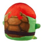 Mattel Teenage Mutant Ninja Turtles: Mutant Mayhem Plush Toys Cuutopia, 10 Inch Rounded Raphael Kawaii-Style Plush, Red Masked Raph Collectible